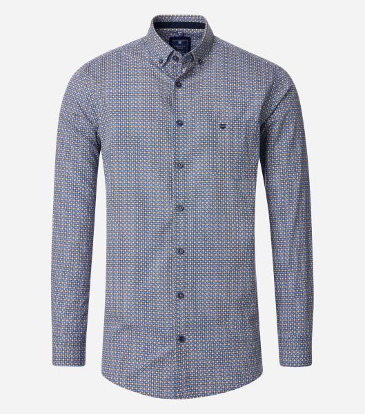 Langarm-Hemd Print gelb Langarm-Hemd Print gelb